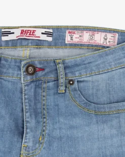 RIFLE - Jeans denim chiaro 5 tasche