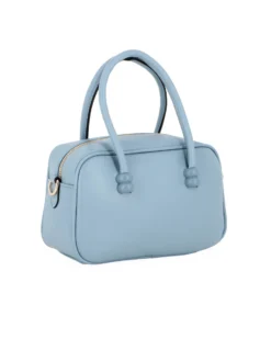 RIFLE - Minibag a due manici avio con parte frontale scamosciata, tracolla removobile