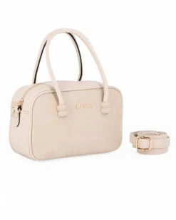 RIFLE - Minibag a due manici nude con parte frontale scamosciata, tracolla removobile