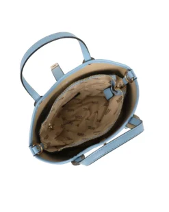 RIFLE - Minibag avio scamosciata con pattina e chiusura a girello, tracolla removibile