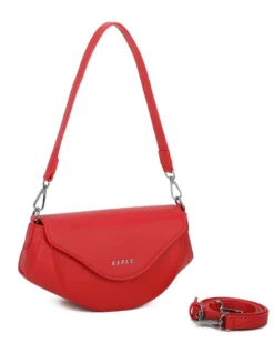 RIFLE - Minibag rossa con patta e tracolla removibile