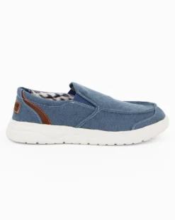 RIFLE - Mocassino jeans in tessuto da uomo