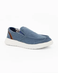 RIFLE - Mocassino jeans in tessuto da uomo