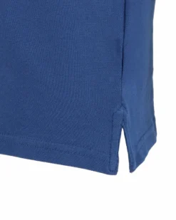 RIFLE - Polo manica corta jeans in piquet