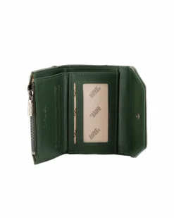 RIFLE - Portafoglio verde da donna con logo