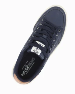RIFLE - Scarpa blu da uomo con lacci