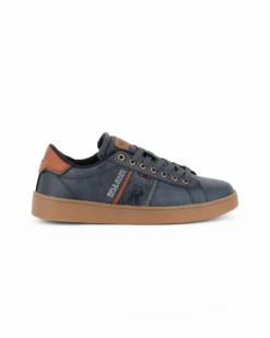 RIFLE - Scarpa blu da uomo con lacci