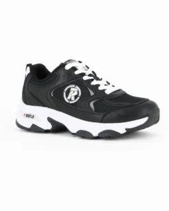 RIFLE - Scarpa nera da uomo con lacci
