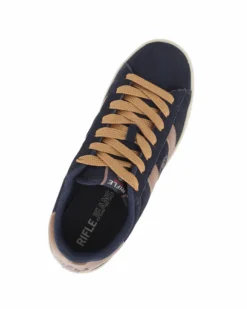 RIFLE - Scarpa sneakers blu da uomo con lacci