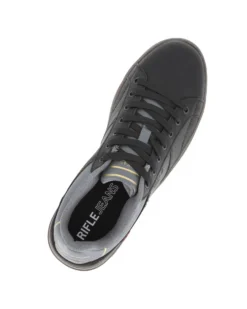 RIFLE - Scarpa sneakers nera da uomo con lacci
