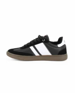 RIFLE - Scarpa sneakers nera e bianca da uomo con lacci