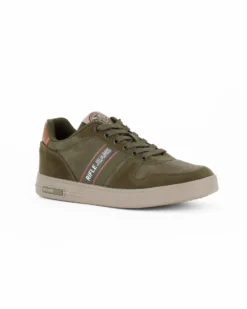 RIFLE - Scarpa verde da uomo con lacci