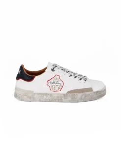 RIFLE - Sneaker bianca con dettagli scritte