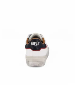RIFLE - Sneaker bianca con dettagli scritte