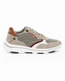 RIFLE - Sneakers beige da uomo con lacci