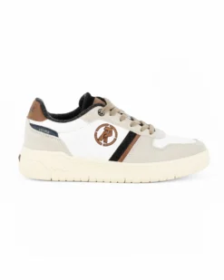 RIFLE - Sneakers bianca da uomo con lacci