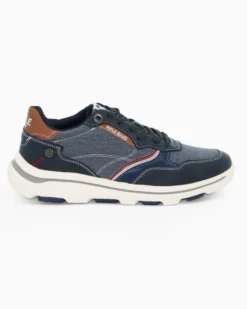 RIFLE - Sneakers blu da uomo con lacci