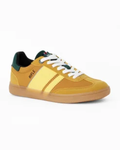 RIFLE - Sneakers gialla da uomo con lacci
