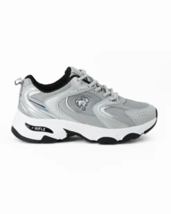RIFLE - Sneakers grigia da uomo con lacci