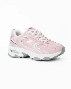 RIFLE - Sneakers rosa da donna con lacci