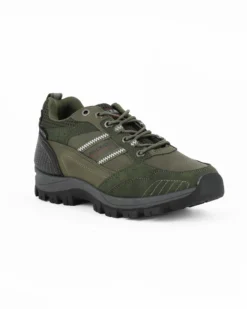 RIFLE - Sneakers verde da uomo con lacci