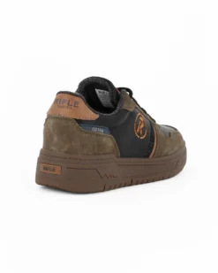 RIFLE - Sneakers verdone da uomo con lacci