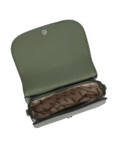 RIFLE - Tracolla verde con patta e tre scomparti interni
