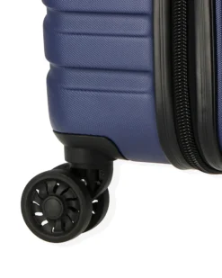RIFLE - TROLLEY BLU IN ABS 4 RUOTE
