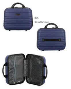 RIFLE - TROLLEY BLU IN ABS 4 RUOTE