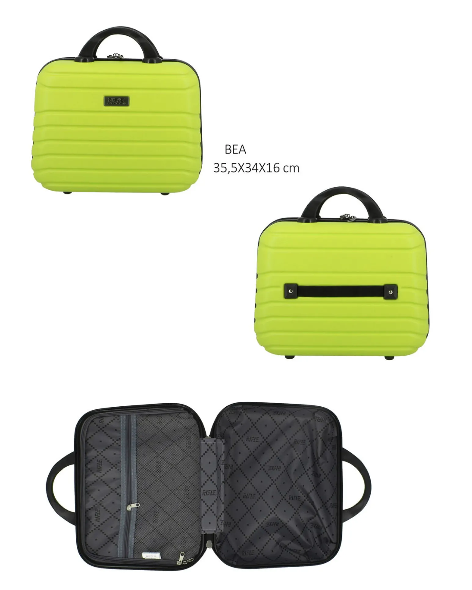 RIFLE - TROLLEY LIME IN ABS 4 RUOTE