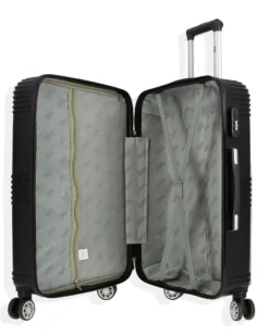 RIFLE - TROLLEY NERO CON TIGRE IN ABS