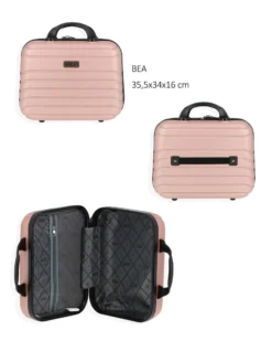 RIFLE - TROLLEY ROSE GOLD IN ABS 4 RUOTE