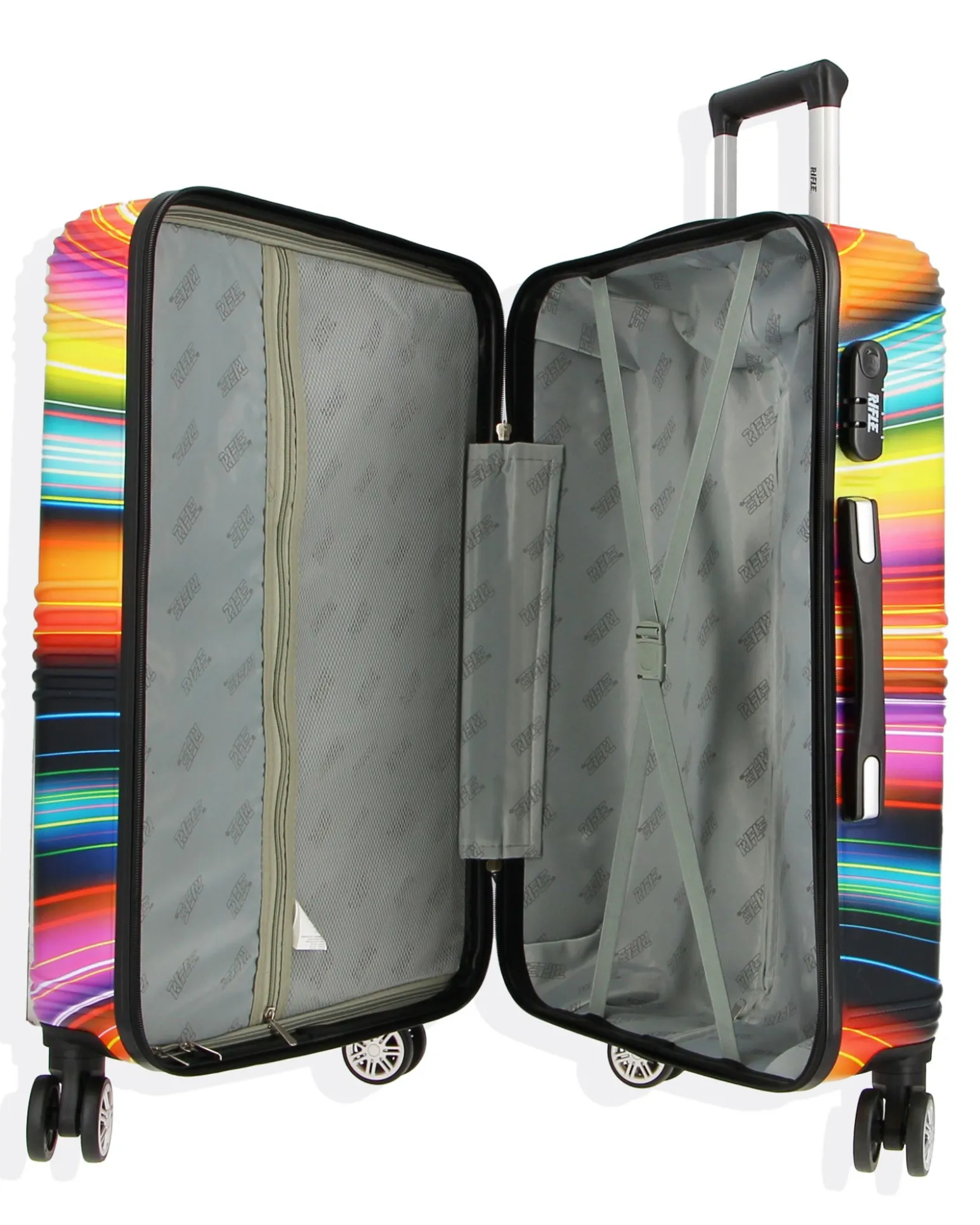 RIFLE - TROLLEY STAMPA LUCI COLORATE IN ABS