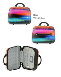 RIFLE - TROLLEY STAMPA LUCI COLORATE IN ABS