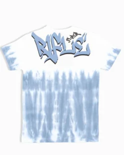 RIFLE - Tshirt manica corta azzurro polvere ragazzi 8-16 anni in cotone