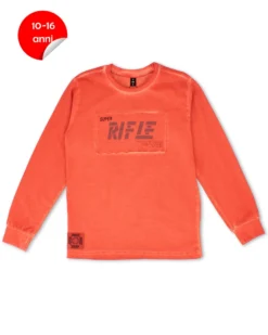 RIFLE - TSHIRT MANICA LUNGA ARANCIONE DA BAMBINO