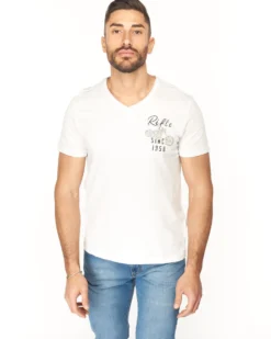 RIFLE - TSHIRT MEZZA MANICA SCOLLO V ST.MOTO
