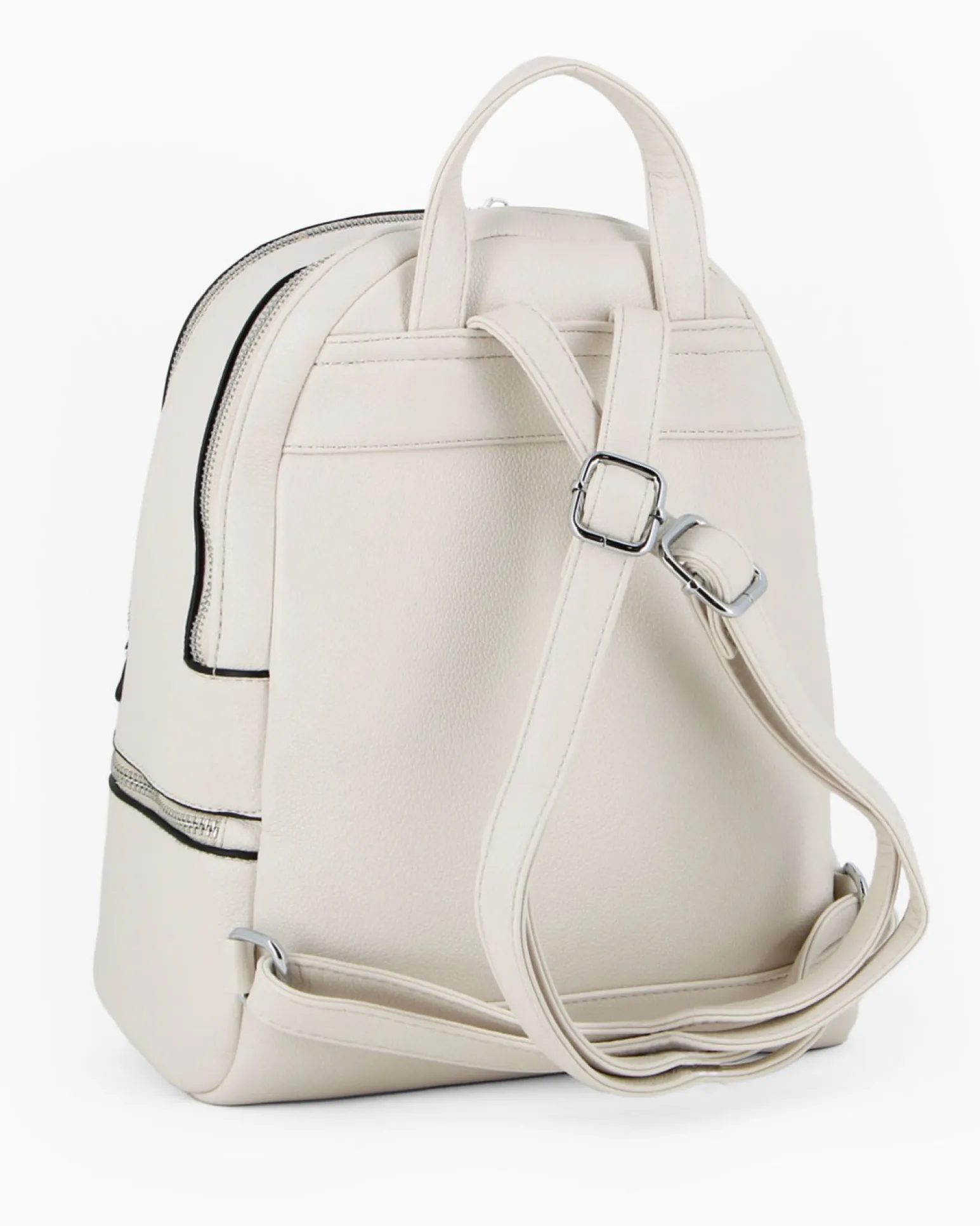 RIFLE - Zaino beige con due scomparti principali e tasca frontale con zip orizzontale