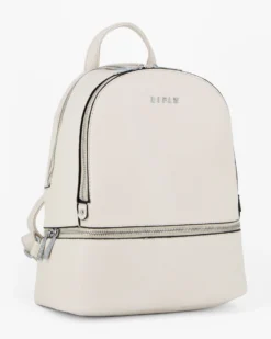 RIFLE - Zaino beige con due scomparti principali e tasca frontale con zip orizzontale