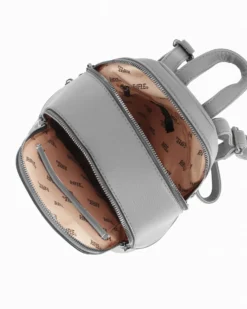 RIFLE - Zaino perla con due scomparti principali e tasca frontale con zip orizzontale