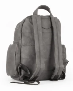 RIFLE - Zaino ufficio grigio con zip orizzontale frontale e due tasconi laterali