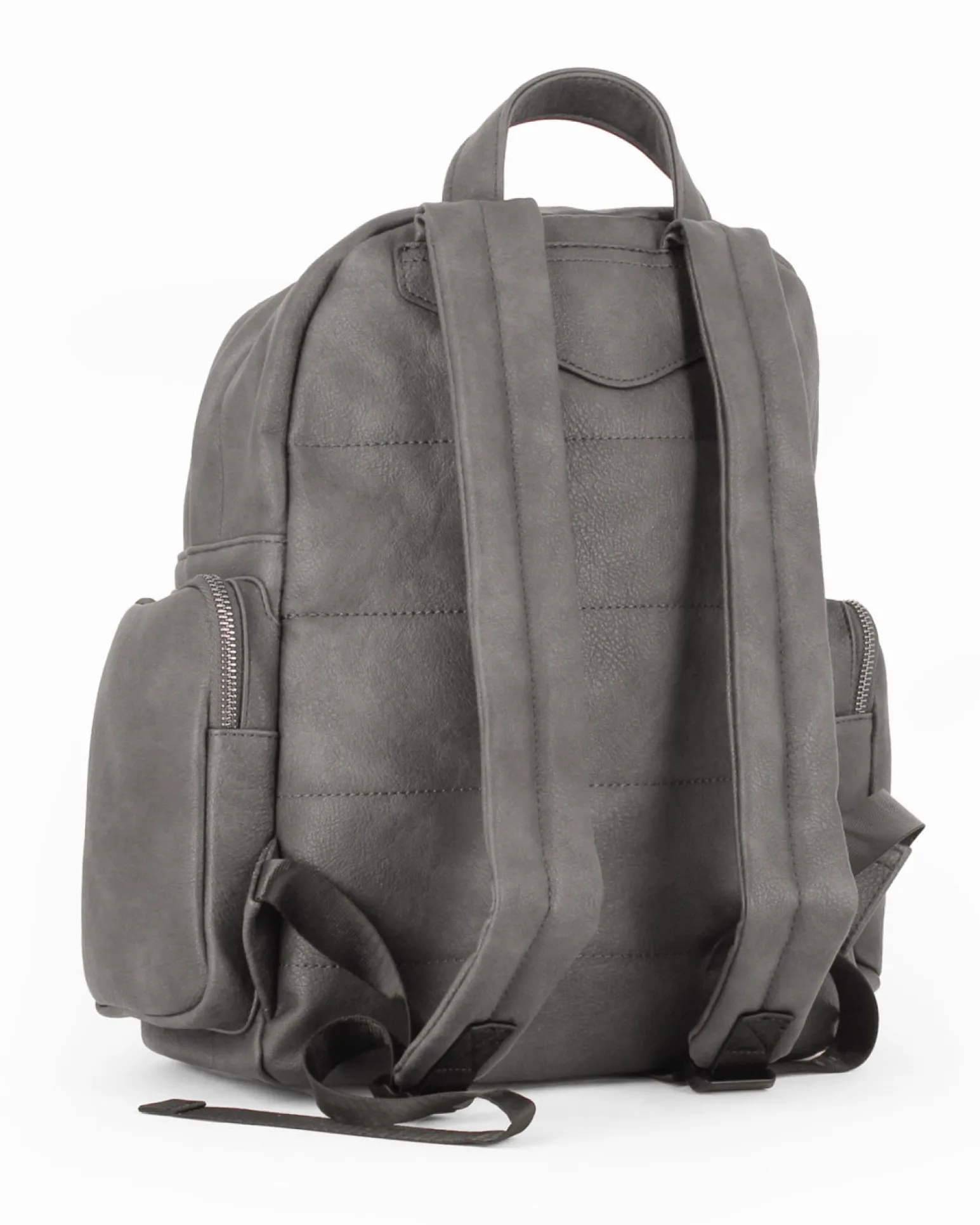 RIFLE - Zaino ufficio grigio con zip orizzontale frontale e due tasconi laterali