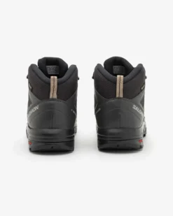 SALOMON - Scarpa alta da trekking uomo nera in GORE-TEX impermeabile e traspirante con intersuola in EVA ammortizzante, numerata 40,5/47,5 - X BRAZE MID GTX