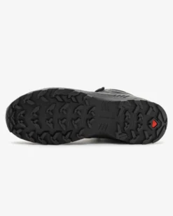SALOMON - Scarpa alta da trekking uomo nera in GORE-TEX impermeabile e traspirante con intersuola in EVA ammortizzante, numerata 40,5/47,5 - X BRAZE MID GTX