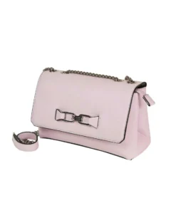SAMSONITE - Borsa a spalla malva chiaro con chiusura a scatto