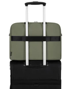SAMSONITE - Cartella porta pc 15.6'' verde con tracolla removibile