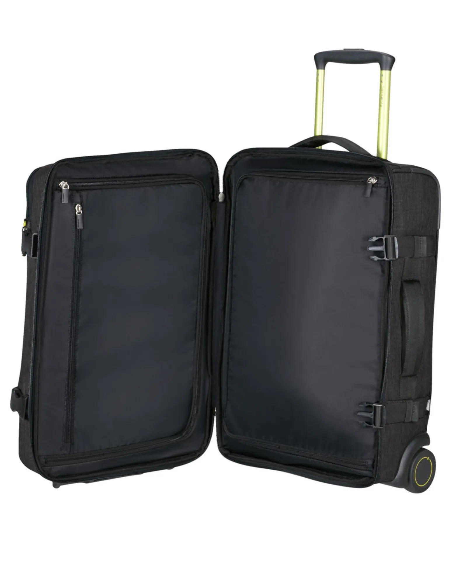 SAMSONITE - Pilotina nera con due ruote e combinazione TSA