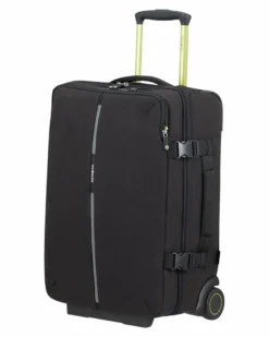 SAMSONITE - Pilotina nera con due ruote e combinazione TSA