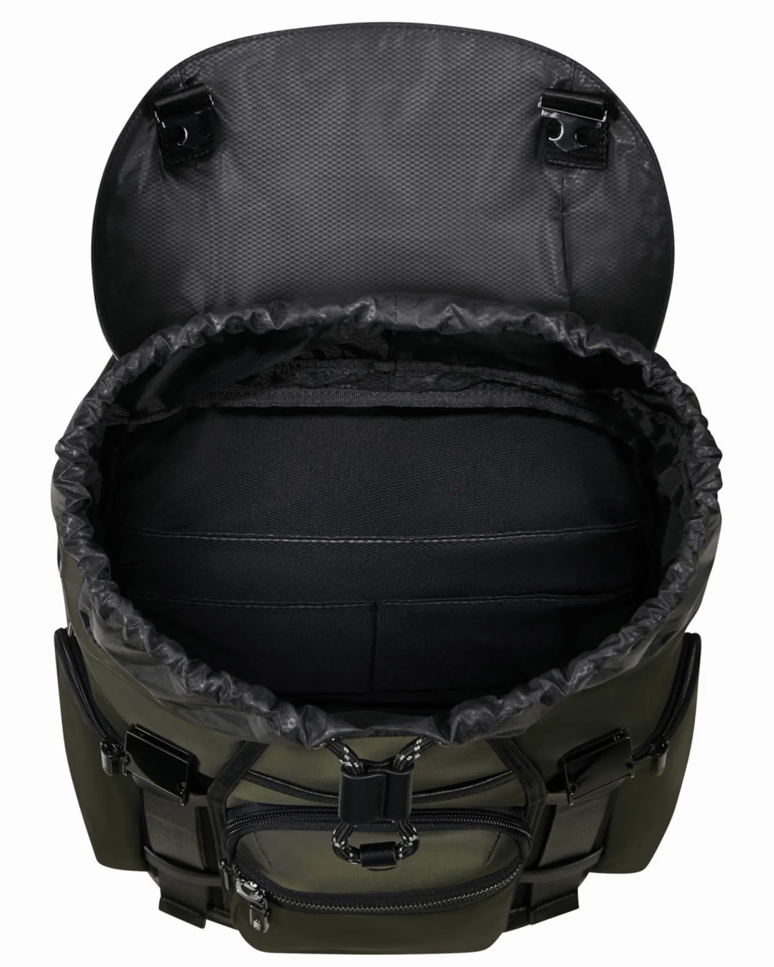 SAMSONITE - Zaino verde con patta e tasca porta pc fino a 15.6''