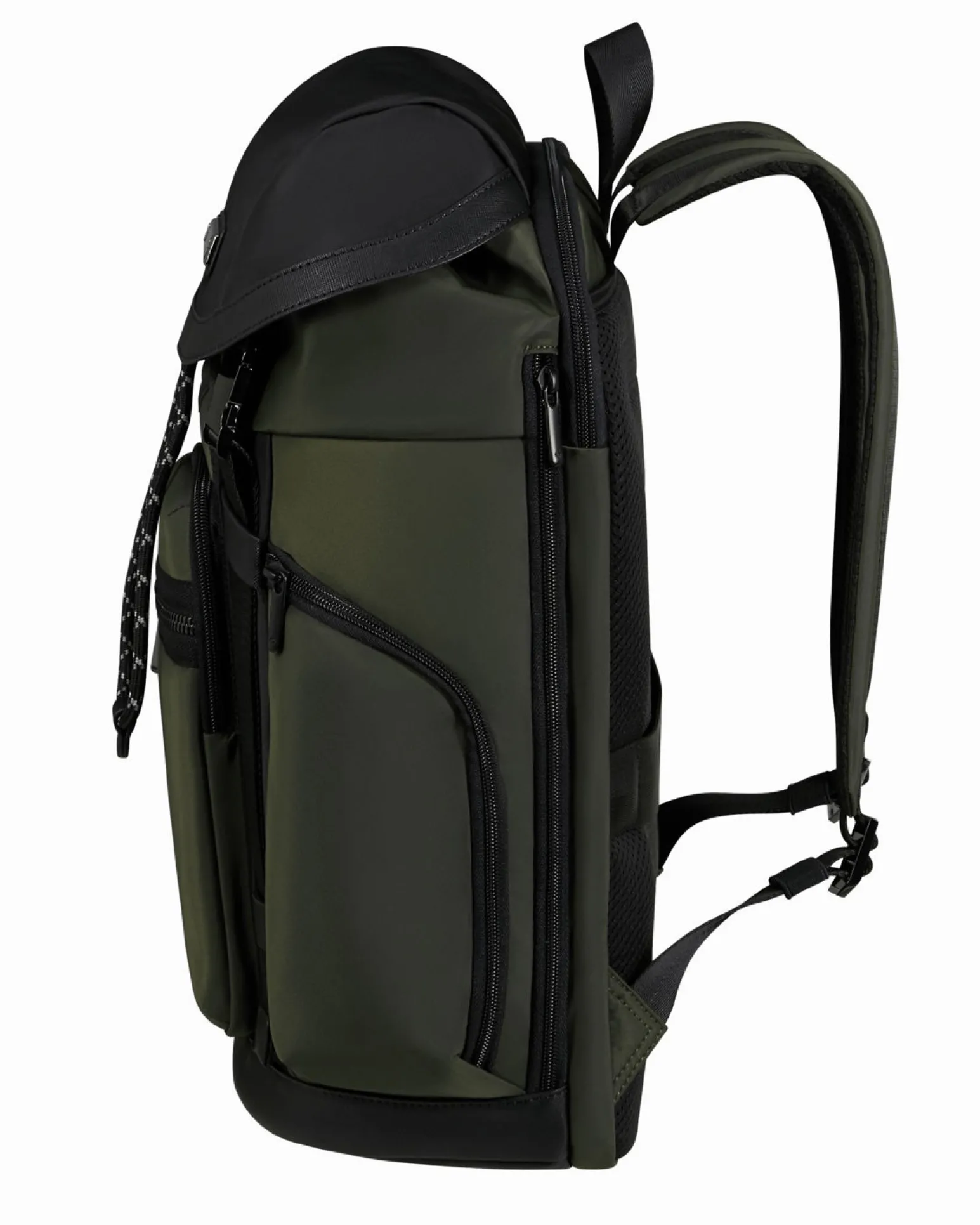 SAMSONITE - Zaino verde con patta e tasca porta pc fino a 15.6''